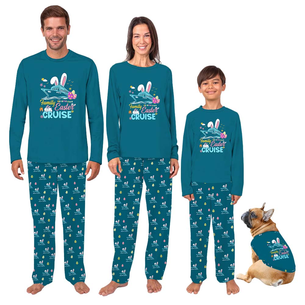 Family Easter Cruise Matching Family Easter Pajama Sets Family Easter Cruise Matching Family Easter Pajama Sets