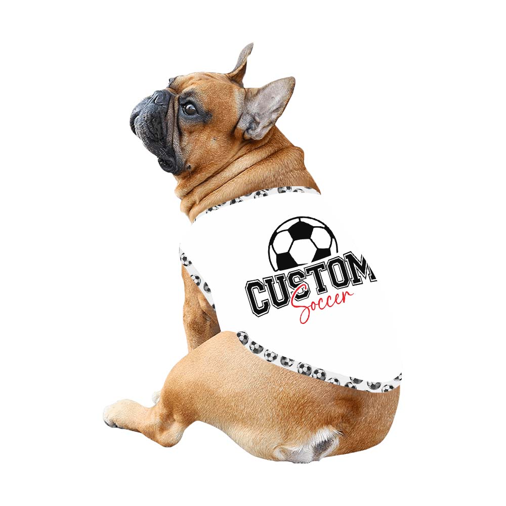 Custom Name Soccer Matching Family Pajamas With Dogs Short Sleeves Custom Name Soccer Matching Family Pajamas With Dogs Short Sleeves