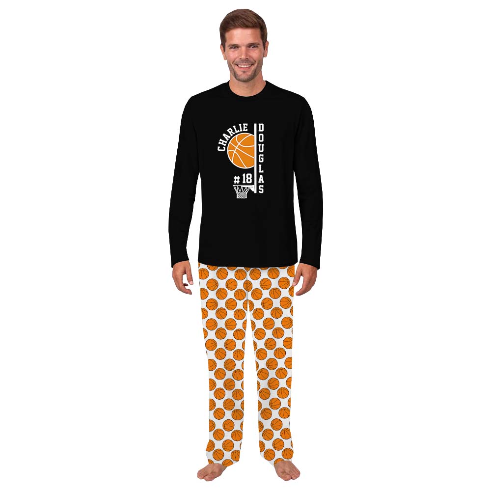 Basketball Team Family Sport Pajamas With Dog With Name Basketball Team Family Sport Pajamas With Dog With Name