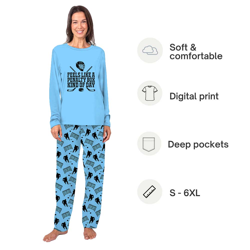 Hockey Themed Matching PJs For The Family