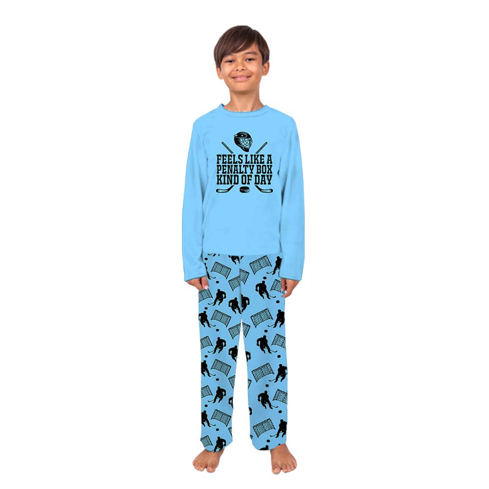 Hockey Themed Matching PJs For The Family