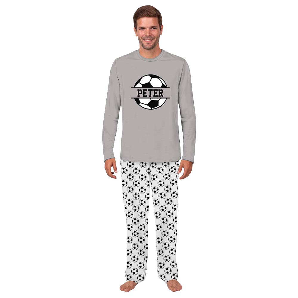 Soccer Themed Matching Family Pajamas With Name Soccer Themed Matching Family Pajamas With Name