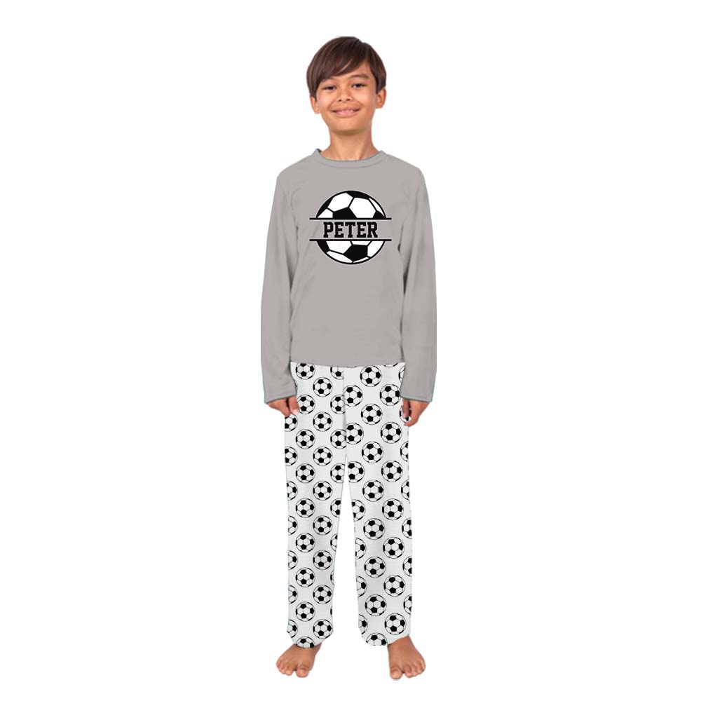 Soccer Themed Matching Family Pajamas With Name Soccer Themed Matching Family Pajamas With Name