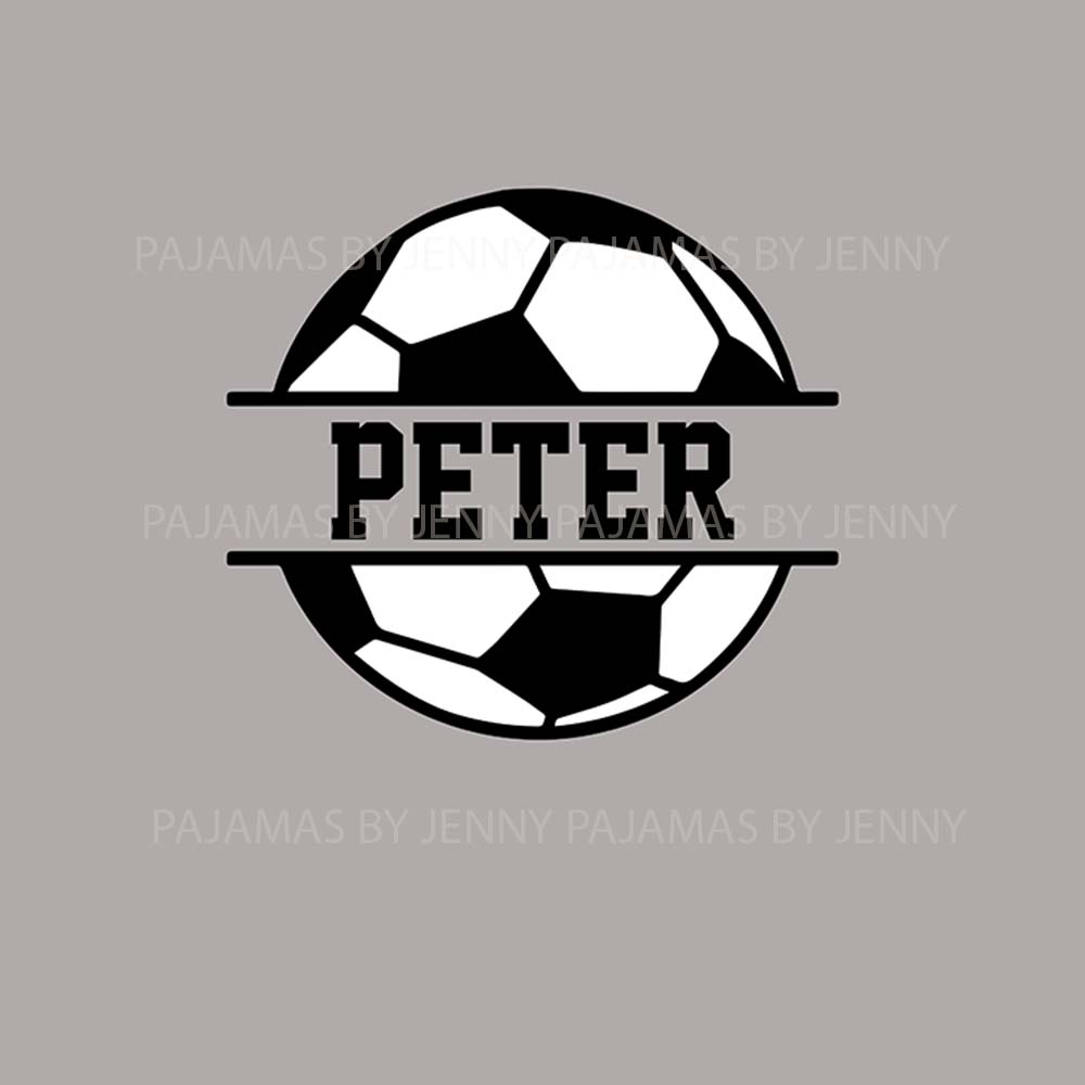 Soccer Themed Matching Family Pajamas With Name Soccer Themed Matching Family Pajamas With Name