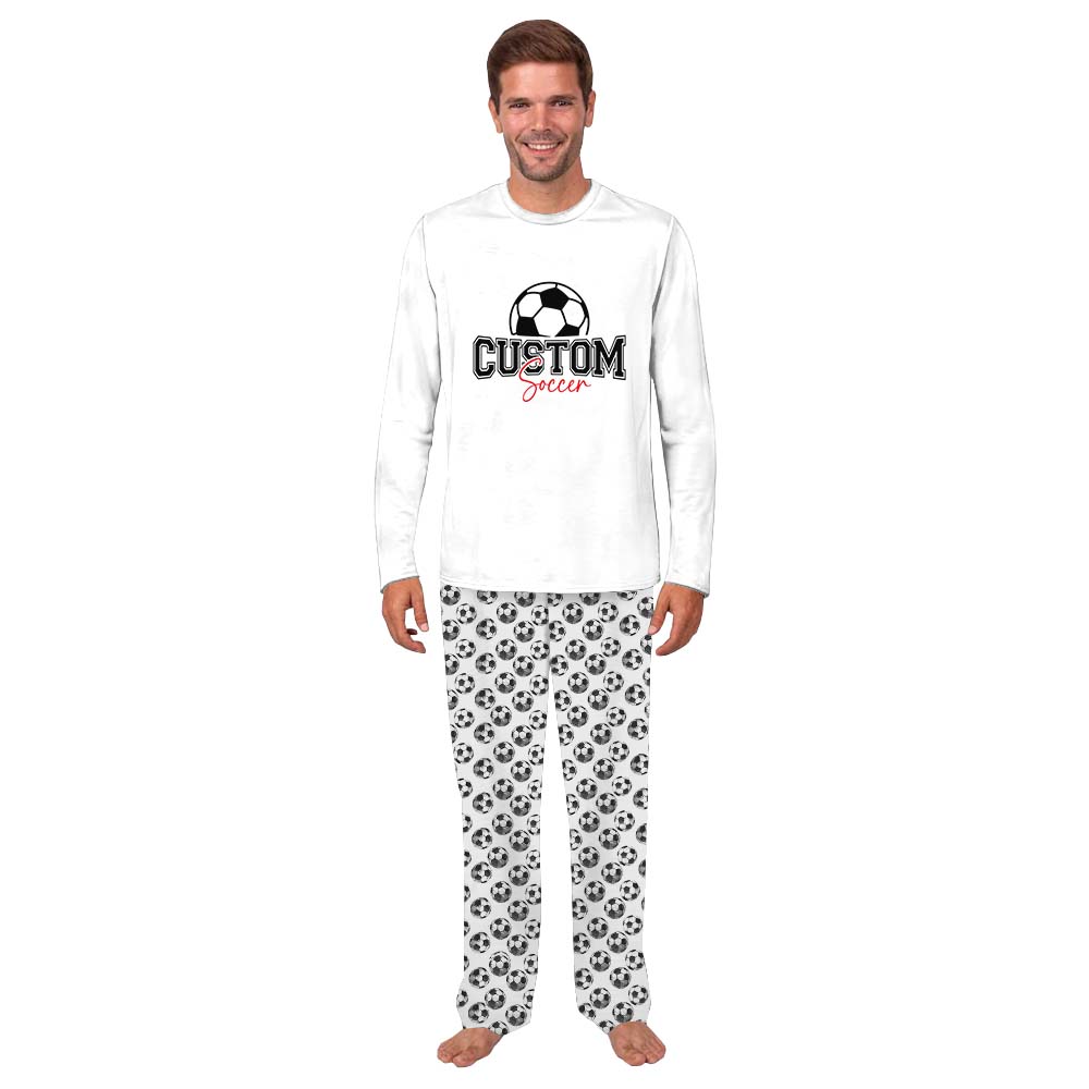 Personalized Soccer With Name Matching PJs For The Family Personalized Soccer With Name Matching PJs For The Family