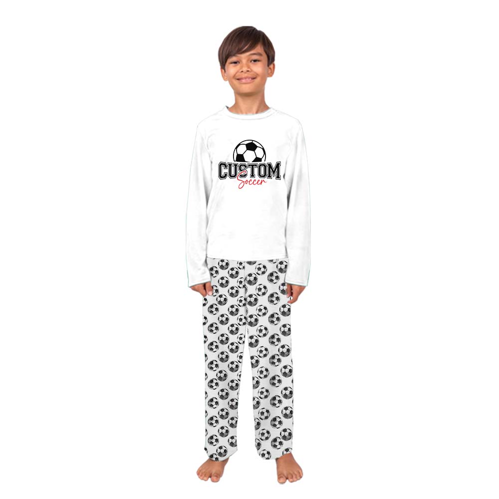 Personalized Soccer With Name Matching PJs For The Family Personalized Soccer With Name Matching PJs For The Family