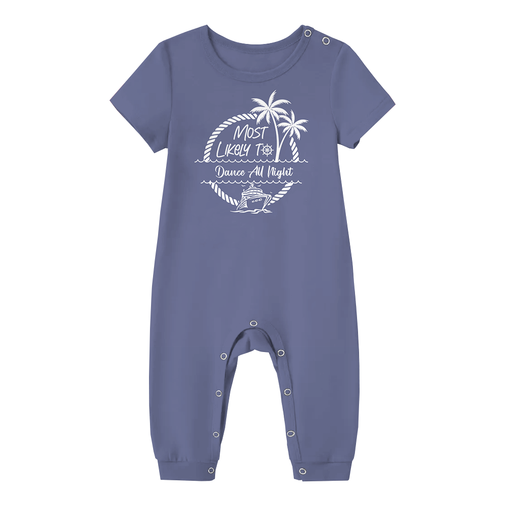 Funny Most Likely To Quotes Family Cruise Pajamas Navy Funny Most Likely To Quotes Family Cruise Pajamas Navy