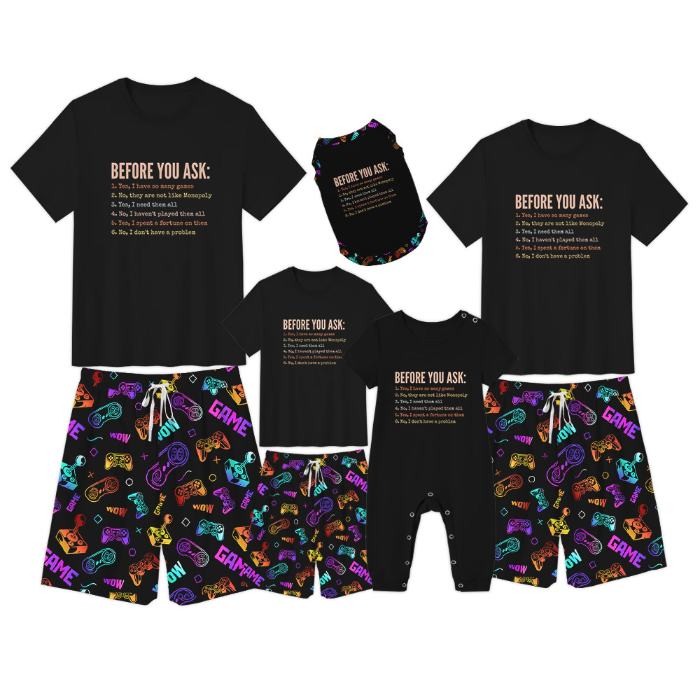Unique Video Game Short Pajamas For Gamer Unique Video Game Short Pajamas For Gamer