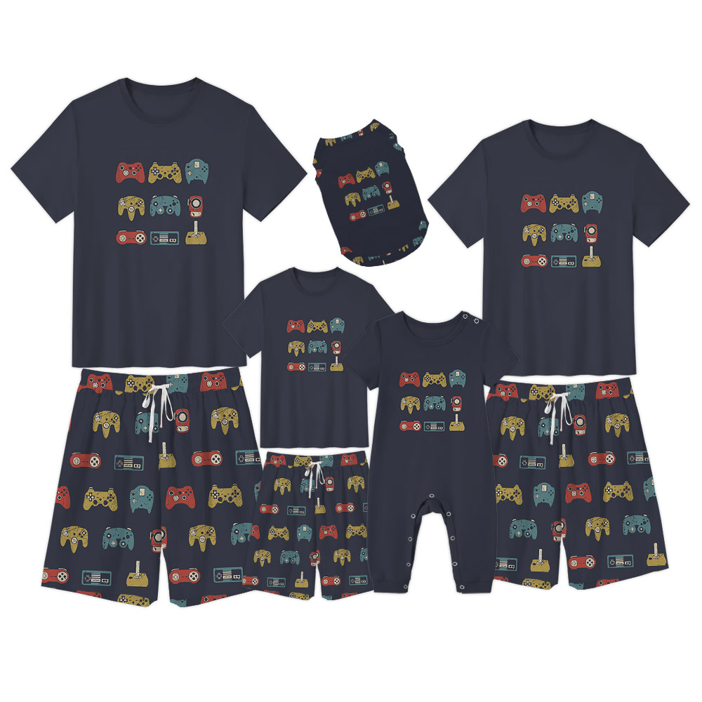 Funny Gift For Gamer Video Gaming Controllers Pajamas
