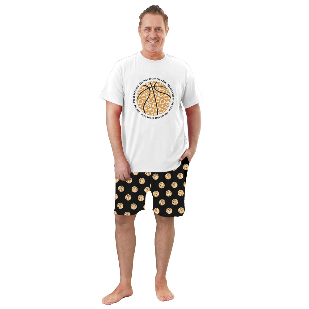 Sporty Basketball Theme Short Pajama Sets In All Sizes Sporty Basketball Theme Short Pajama Sets In All Sizes