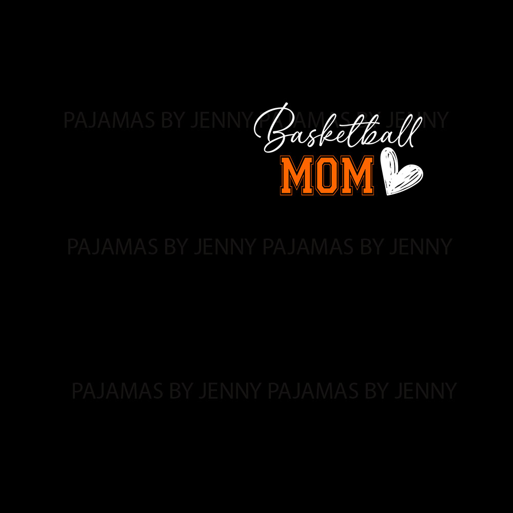 Personalized Matching Basketball PJs Front And Back Personalized Matching Basketball PJs Front And Back