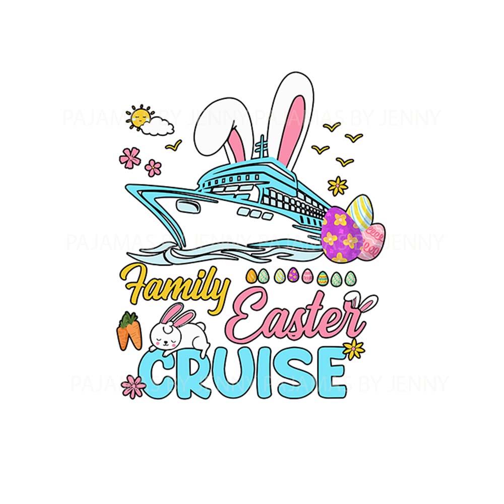 Funny Easter Cruise Owner And Dog Pajamas