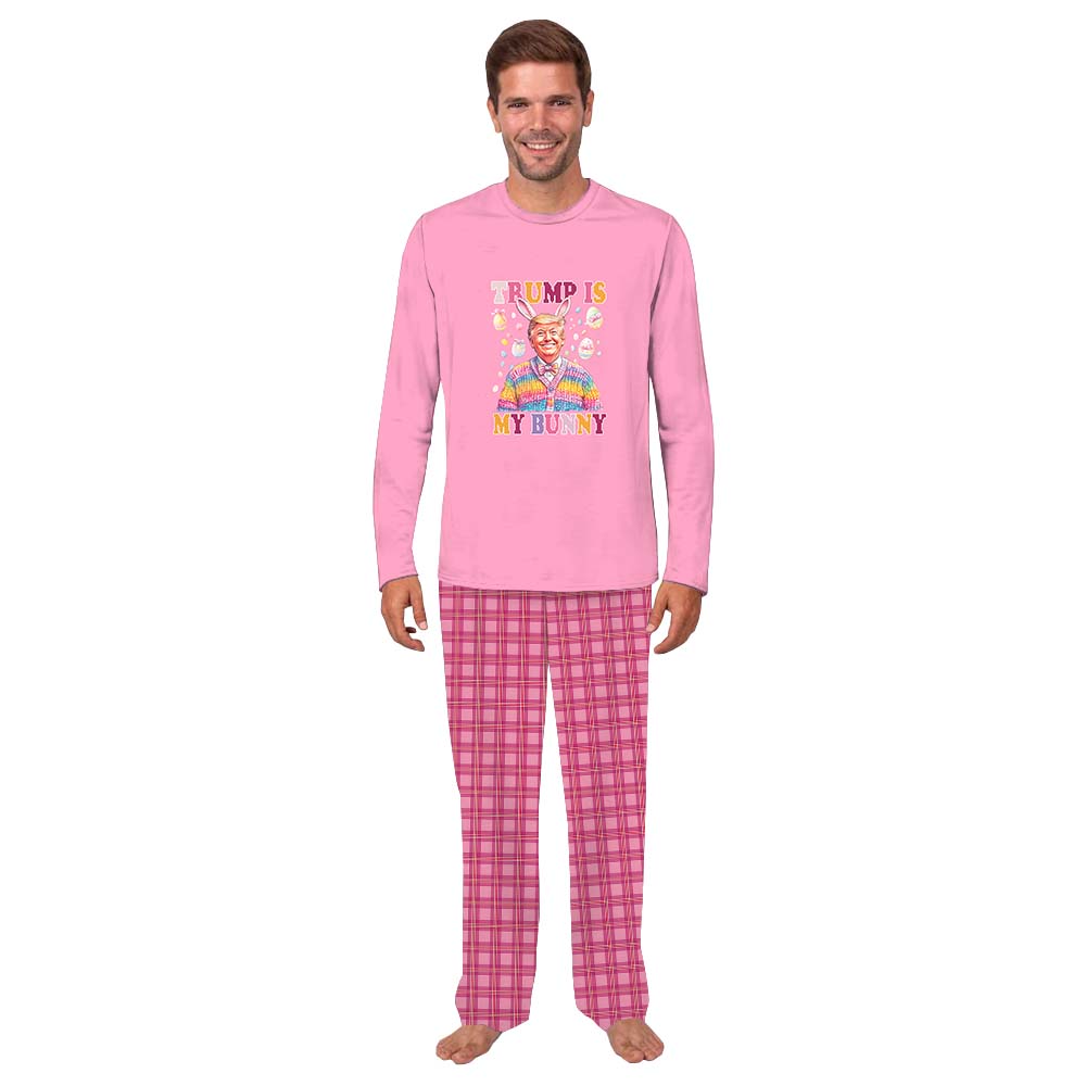 Funny Trump Is My Bunny Easter Pajamas For Family And Dog Funny Trump Is My Bunny Easter Pajamas For Family And Dog