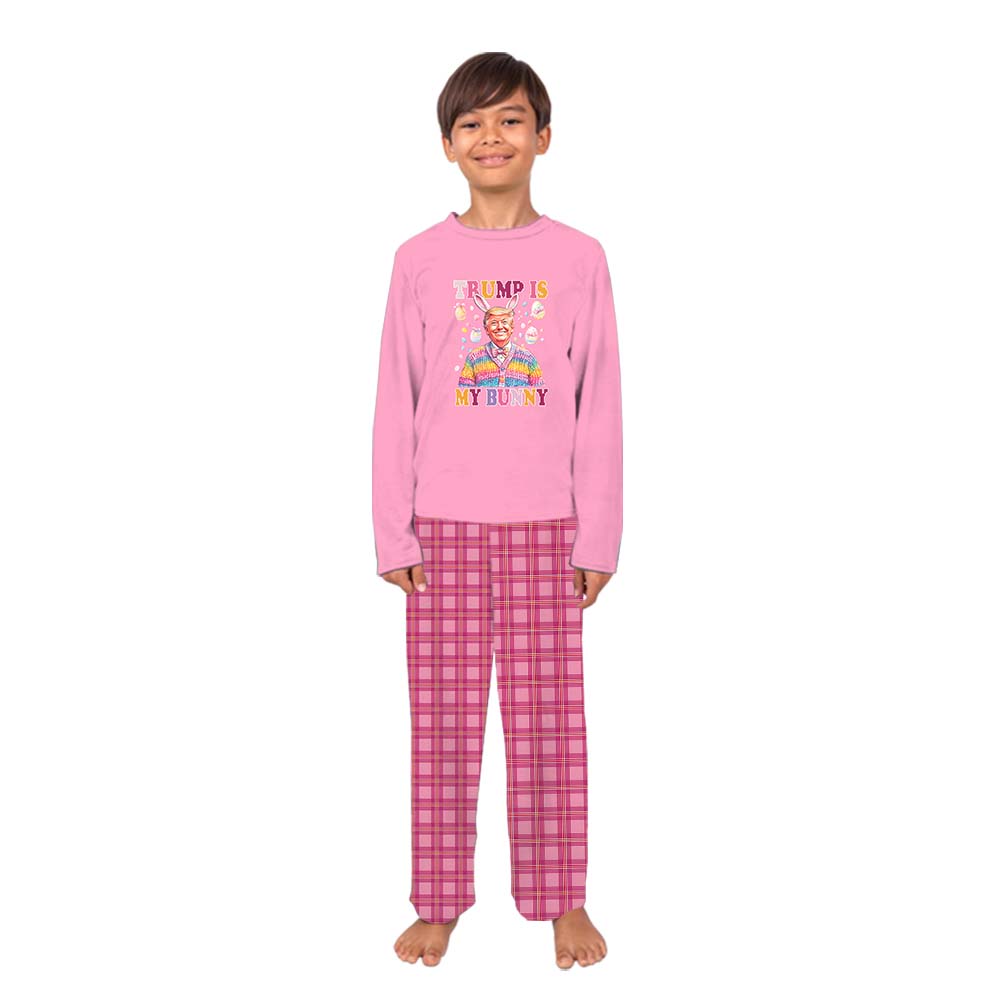 Funny Trump Is My Bunny Easter Pajamas For Family And Dog Funny Trump Is My Bunny Easter Pajamas For Family And Dog