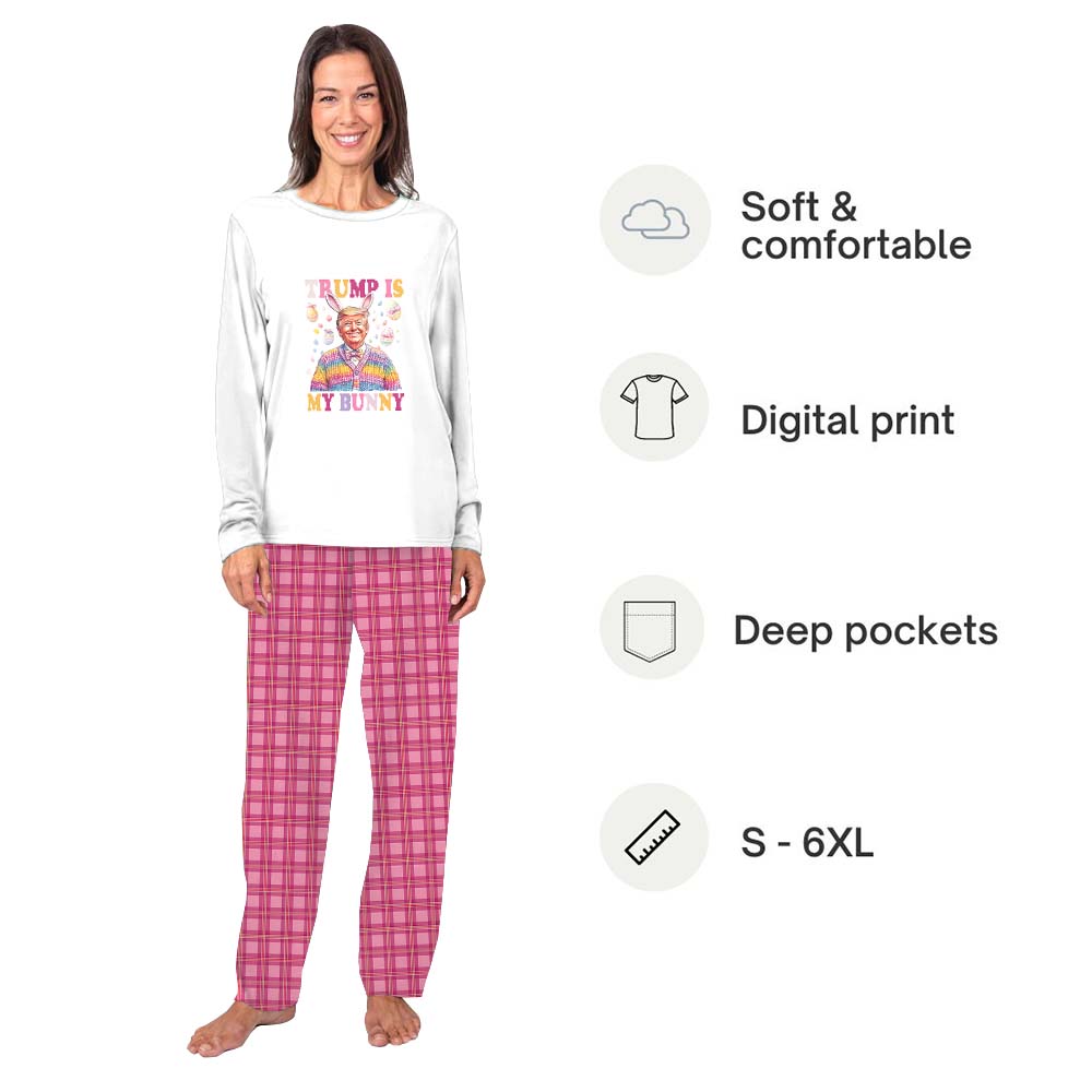 Trump Is My Bunny Matching Family Pajama Sets