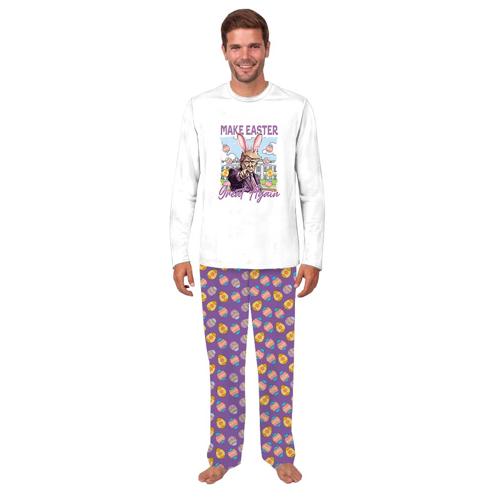 Hilarious Make Easter Great Again Pajamas For Family And Dog