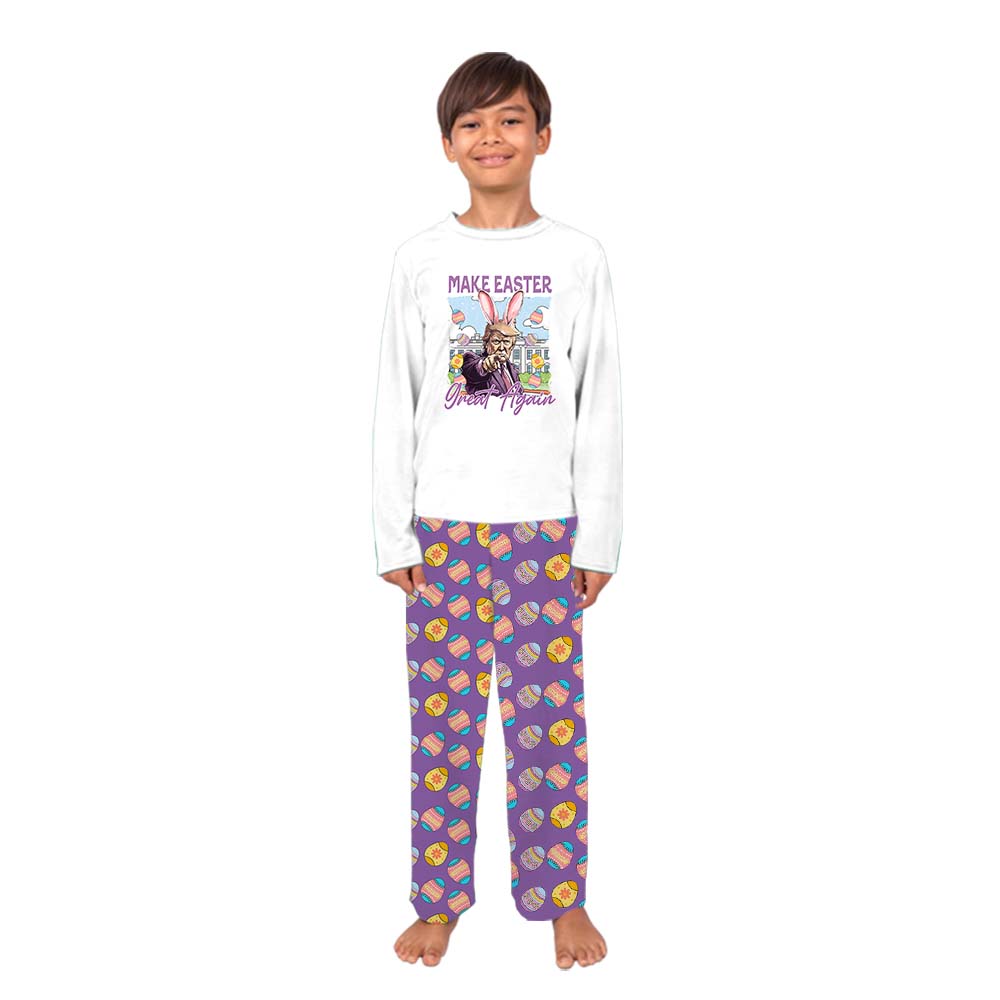 Hilarious Make Easter Great Again Pajamas For Family And Dog