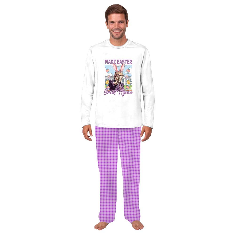 Funny Make Easter Great Again Owner And Dog Pajamas