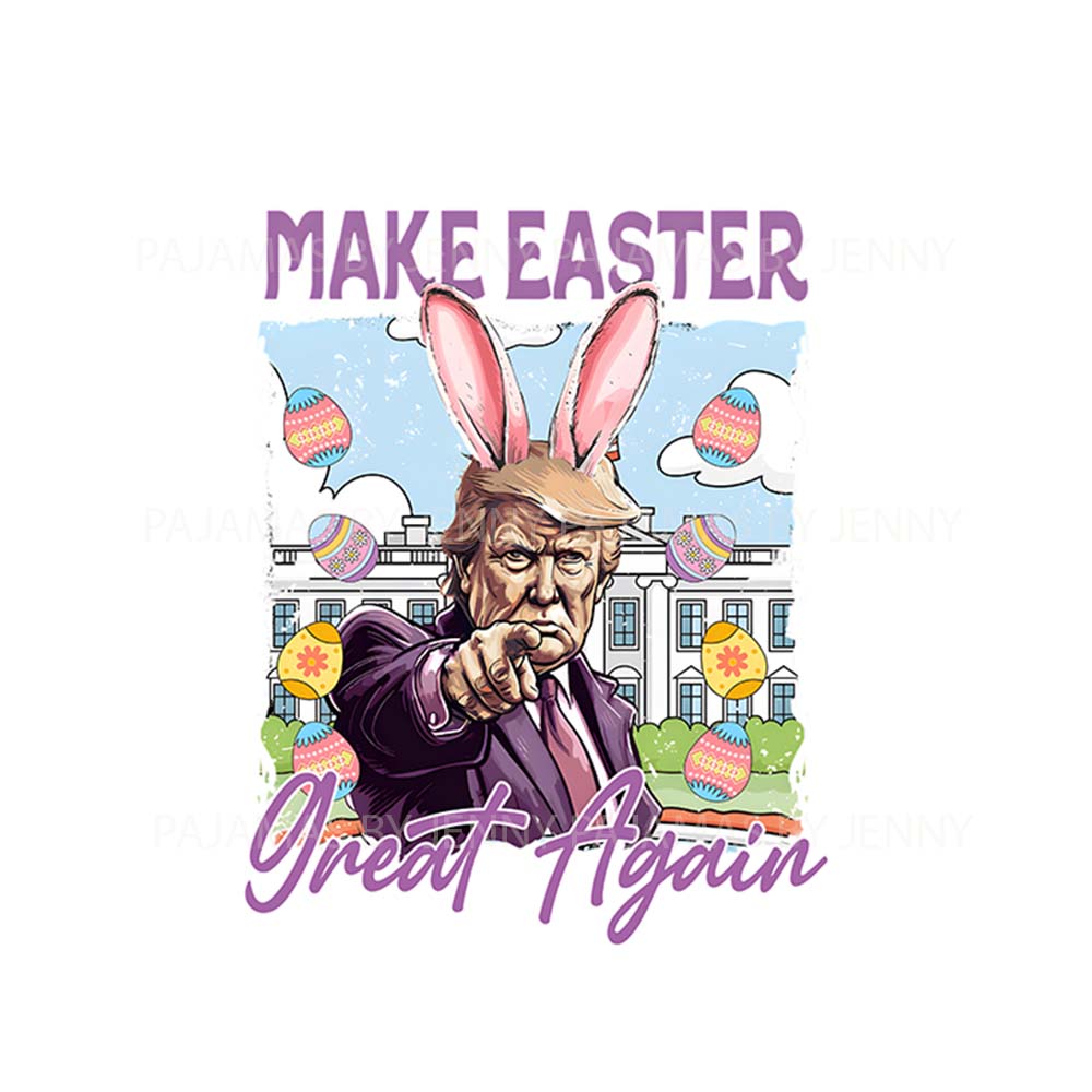 Funny Make Easter Great Again Owner And Dog Pajamas