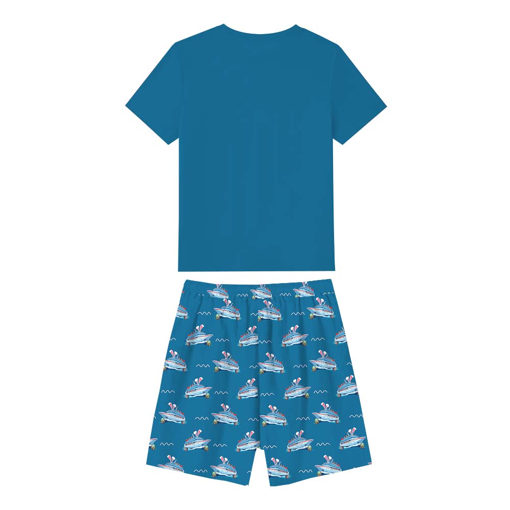 Cruise Squad Easter Easter Pajamas Short Sets Cruise Squad Easter Easter Pajamas Short Sets