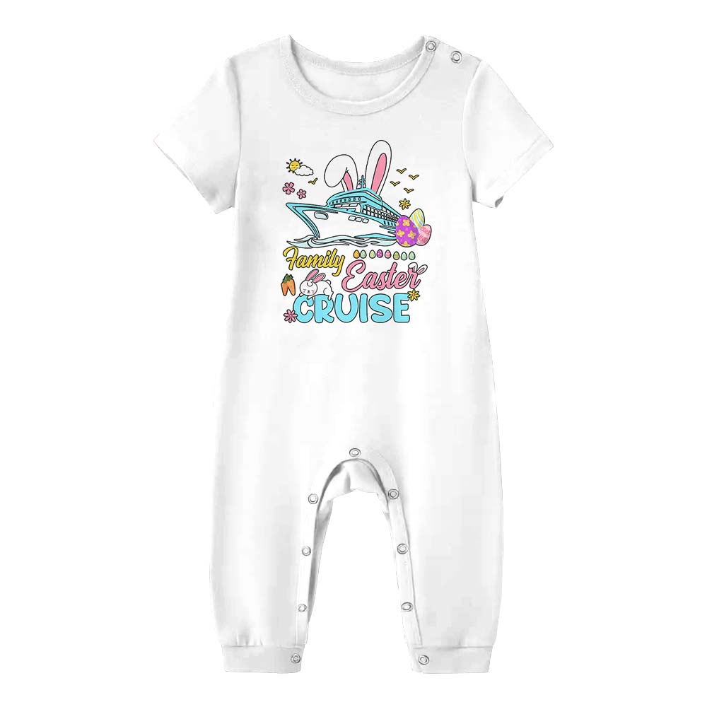 Easter Trip Pajamas For Adults Short Sleeves Easter Trip Pajamas For Adults Short Sleeves