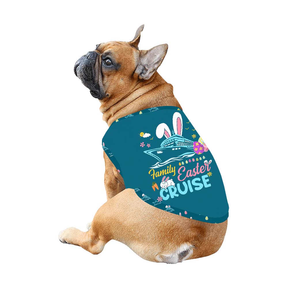 Easter Cruise Squad Matching Family Pajamas With Dogs Short Sleeves Easter Cruise Squad Matching Family Pajamas With Dogs Short Sleeves