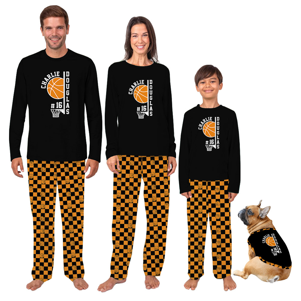 Custom Your Basketball Pajamas With Name And Number