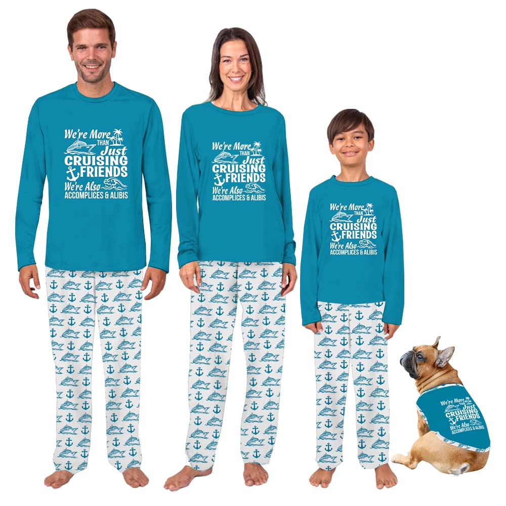 Cruising Friends Matching Holiday Pajamas Cruising Friends Matching Holiday Pajamas