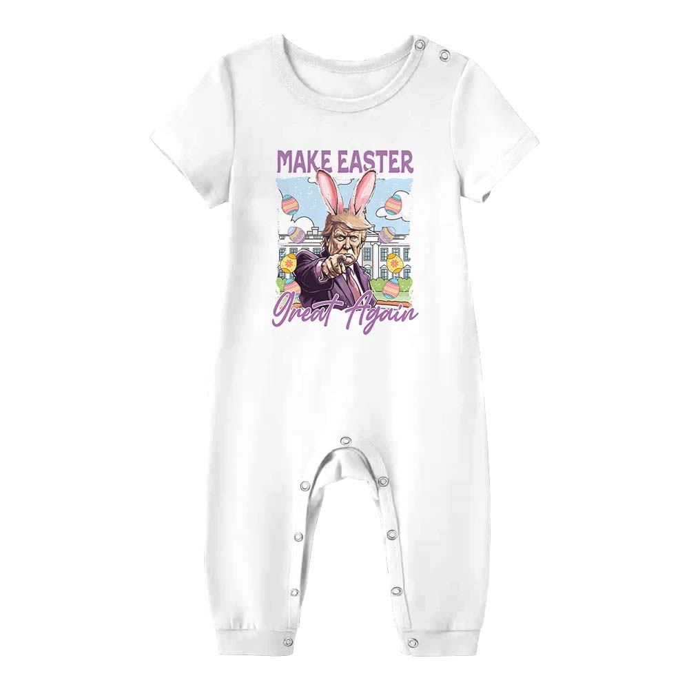 Funny Make Easter Great Again Jammies Matching Short Sleeves Funny Make Easter Great Again Jammies Matching Short Sleeves