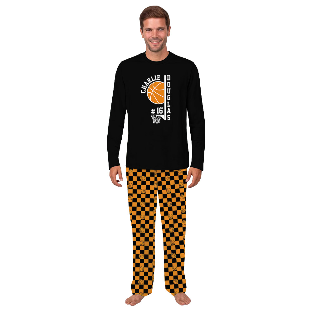 Custom Your Basketball Pajamas With Name And Number