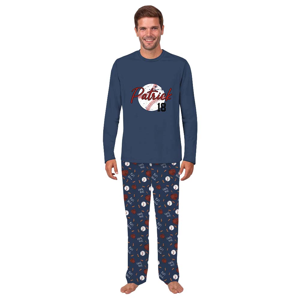 Personalized Baseball Team Matching PJs For The Family Personalized Baseball Team Matching PJs For The Family