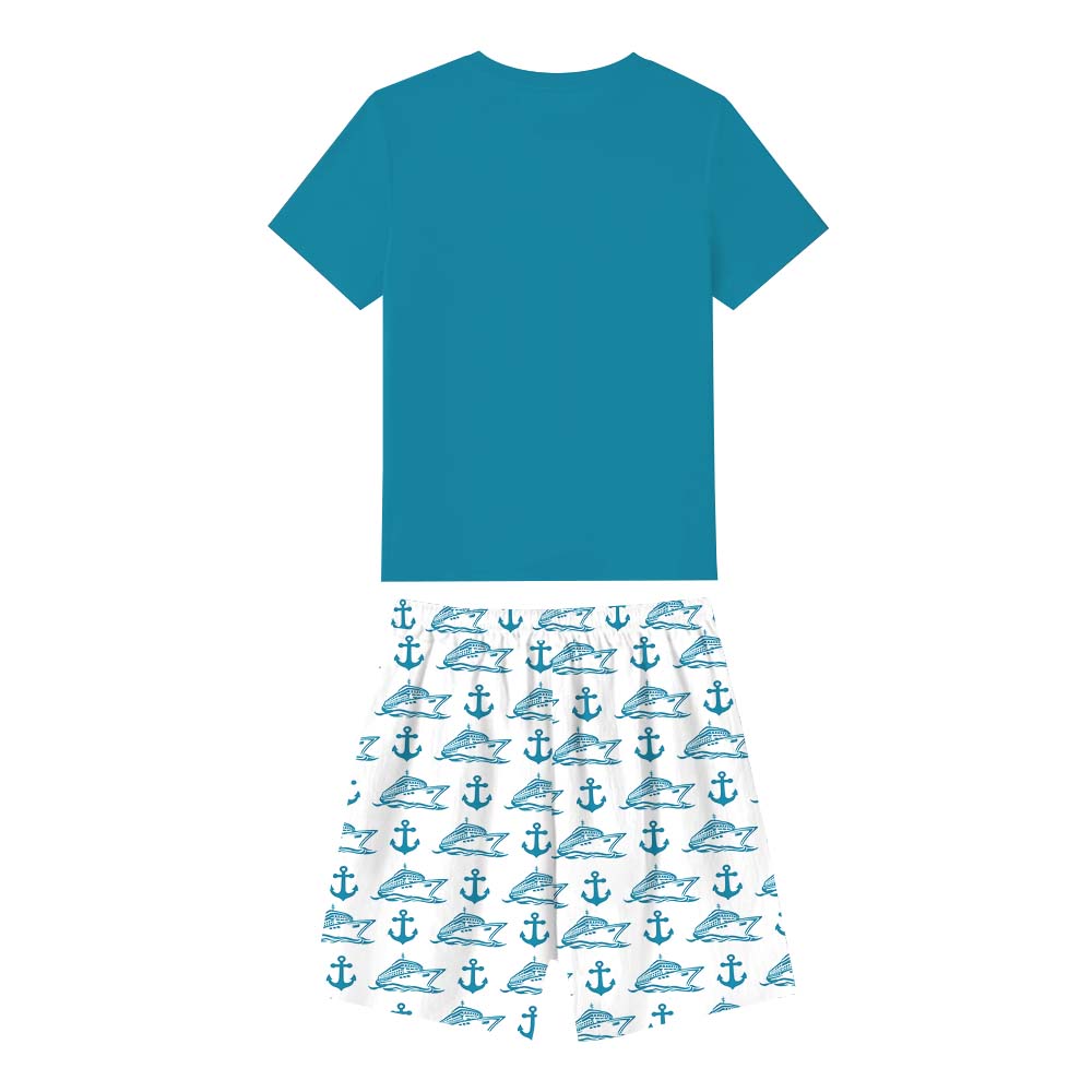 Cruising Friends Family Matching Pajamas Short Sleeves Cruising Friends Family Matching Pajamas Short Sleeves
