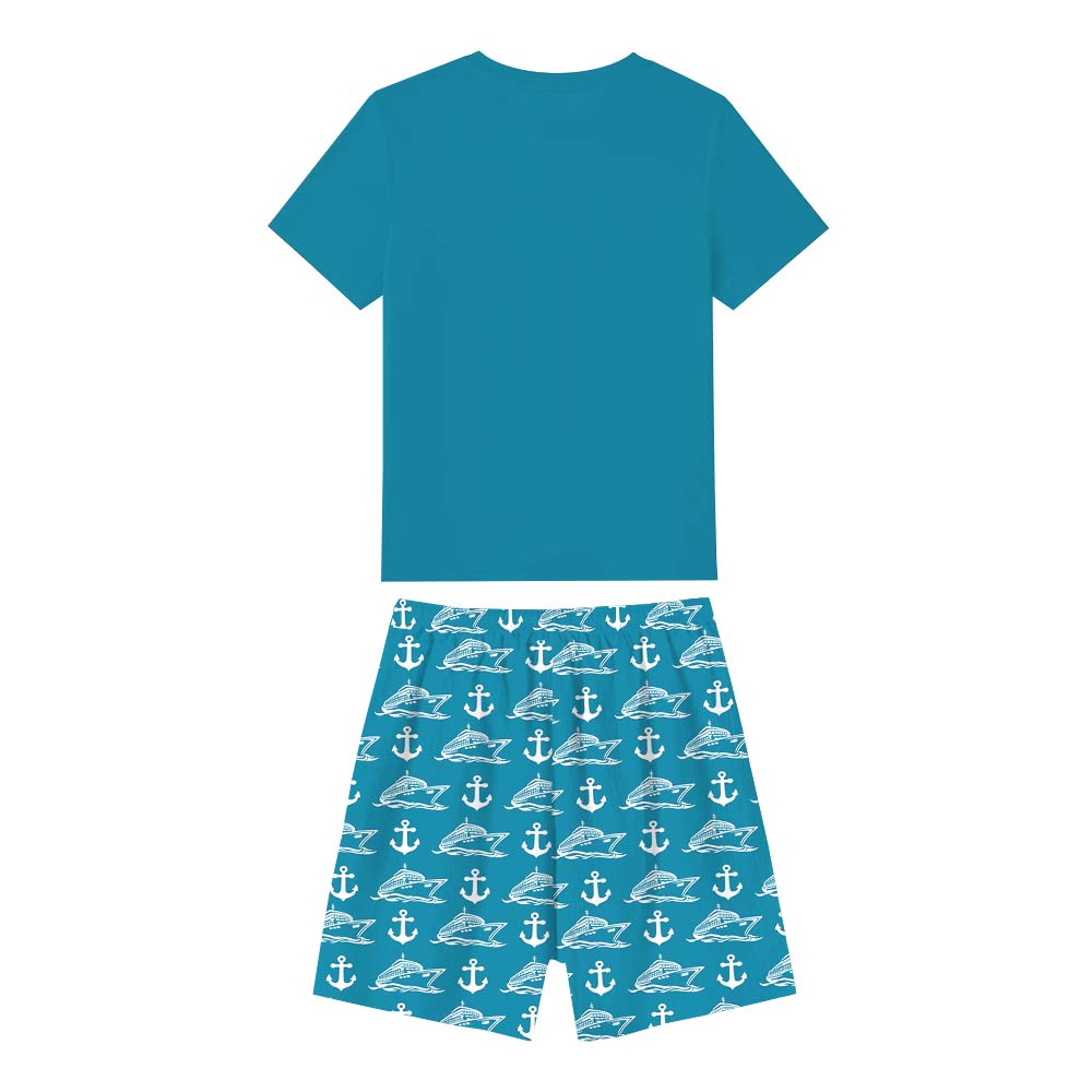 Cute Cruising Friends Pajamas For Family Short Sleeves Cute Cruising Friends Pajamas For Family Short Sleeves