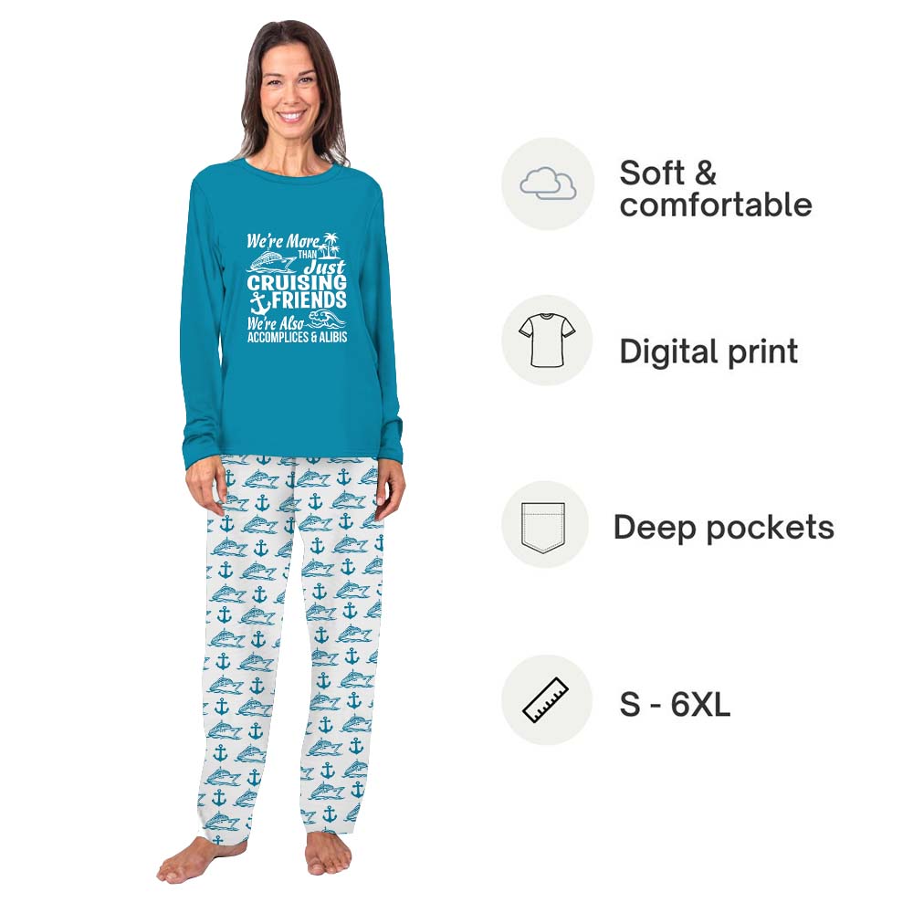Cruising Friends Matching Holiday Pajamas Cruising Friends Matching Holiday Pajamas