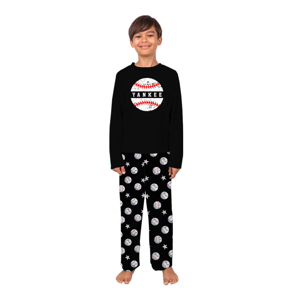 Custom Baseball Pajamas With Your Team Name Custom Baseball Pajamas With Your Team Name