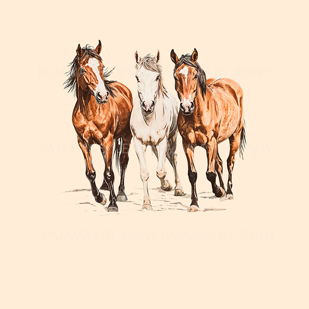 Unique Pajamas Sets With Horses On Them