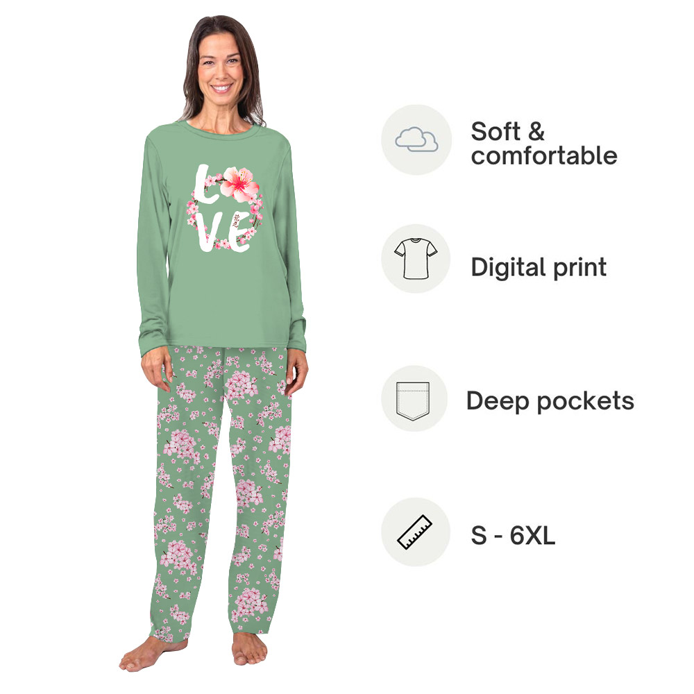 Unique Cherry Blossom Pajama Sets Unique Cherry Blossom Pajama Sets
