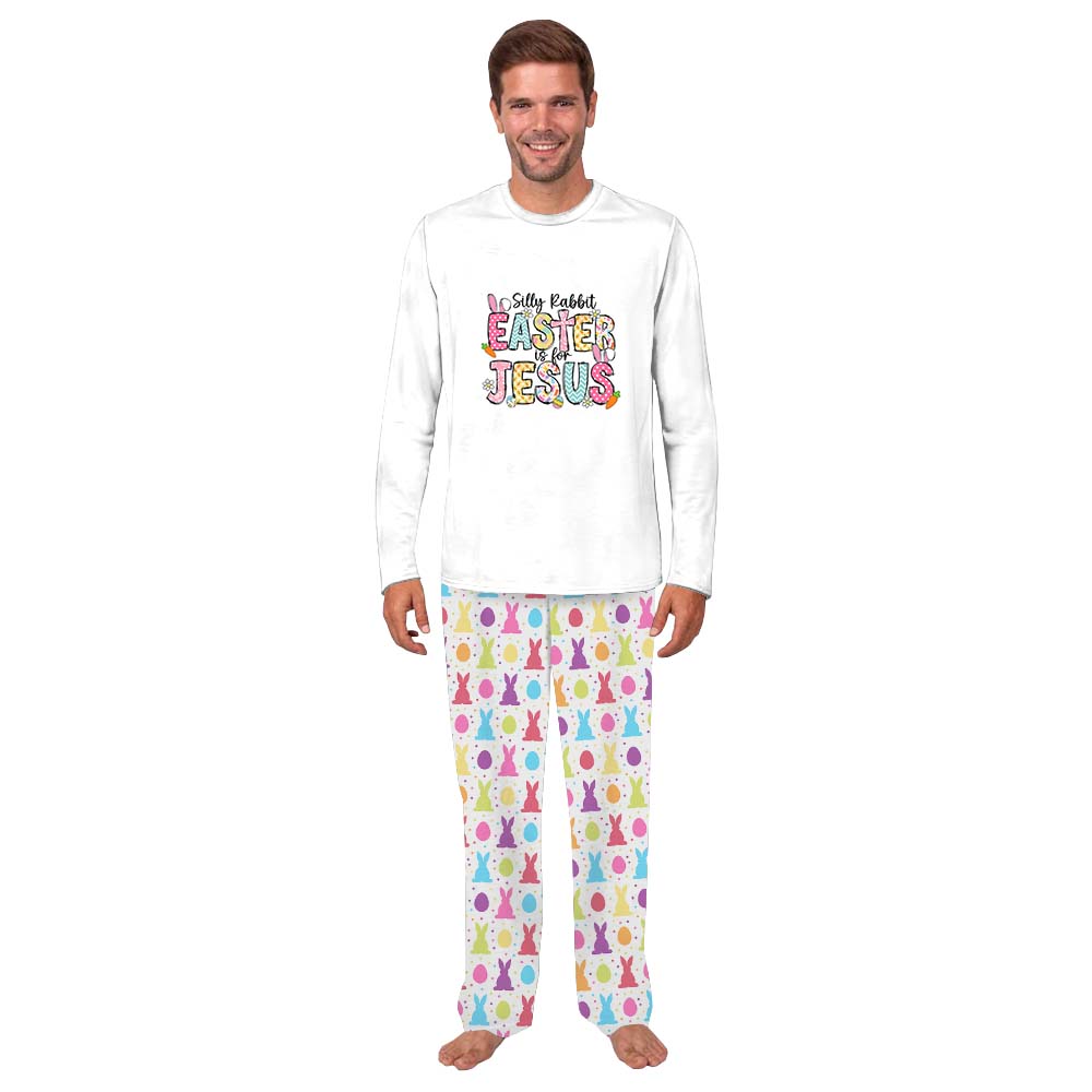 Silly Rabbit Easter Is For Jesus Pajamas For Adults and Kids