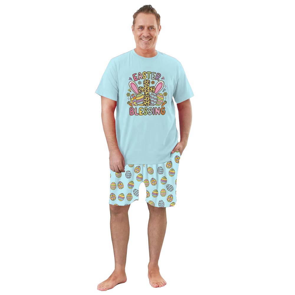 Easter Blessing PJs Tshirts And Shorts Easter Blessing PJs Tshirts And Shorts