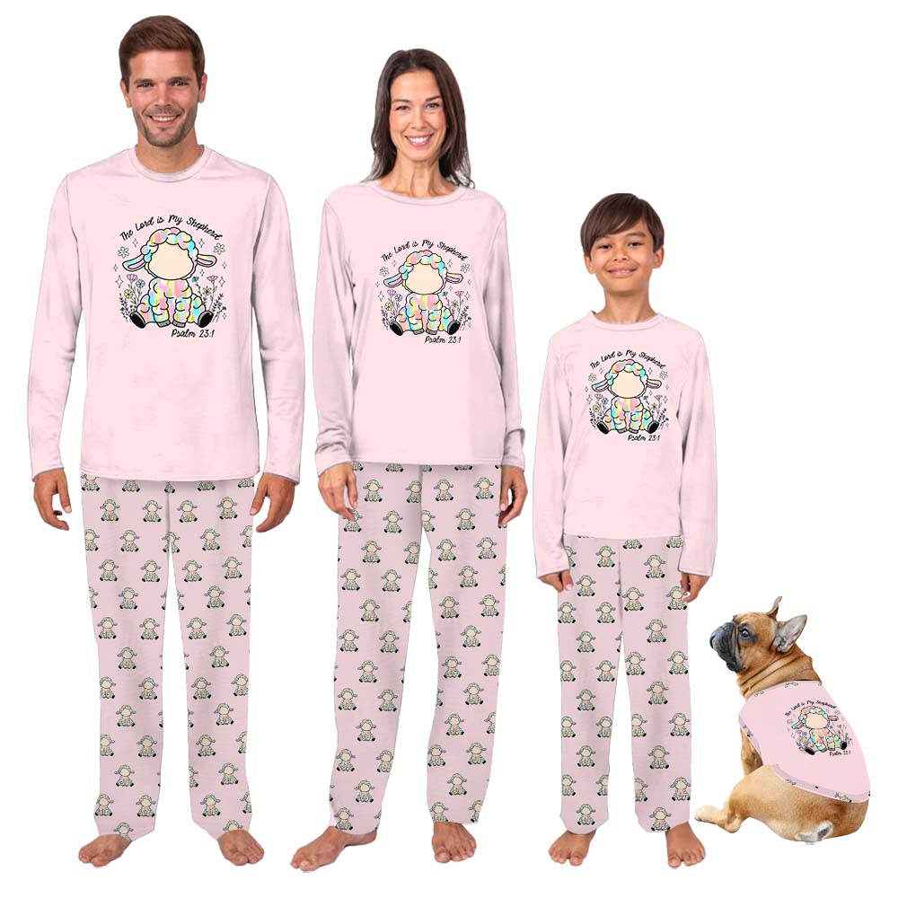 The Lord Is My Shepherd Matching Easter Pajamas The Lord Is My Shepherd Matching Easter Pajamas
