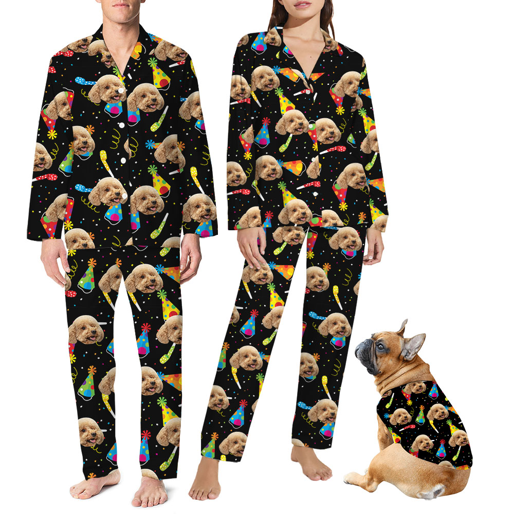 Unique Custom Face Matching Pajamas Sets For Birthday Party Unique Custom Face Matching Pajamas Sets For Birthday Party