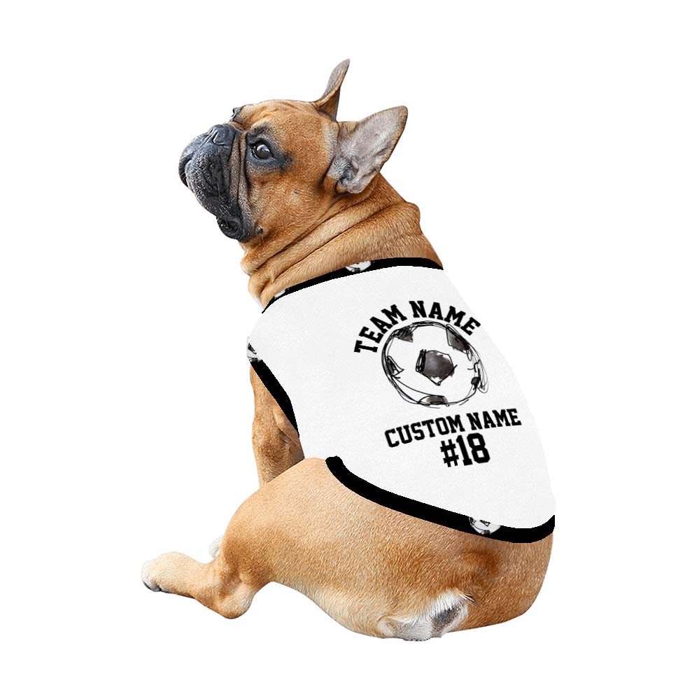 Cute Soccer Themed Matching Pajamas With Dog With Name Cute Soccer Themed Matching Pajamas With Dog With Name
