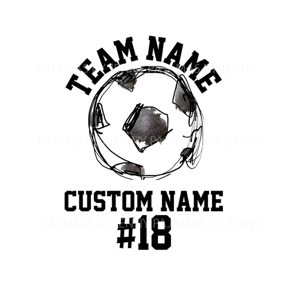 Cute Soccer Themed Matching Pajamas With Dog With Name Cute Soccer Themed Matching Pajamas With Dog With Name