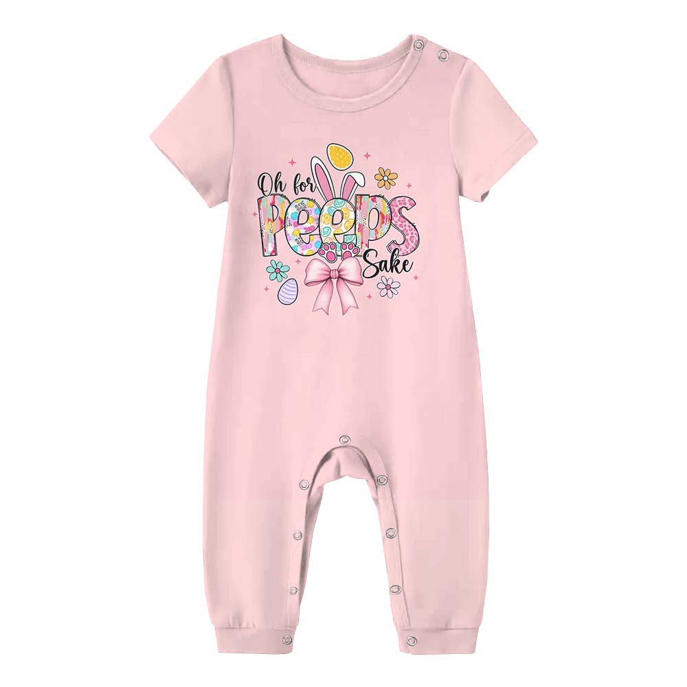 Peeps Sake Easter Pajamas Short Sets Pink Peeps Sake Easter Pajamas Short Sets Pink