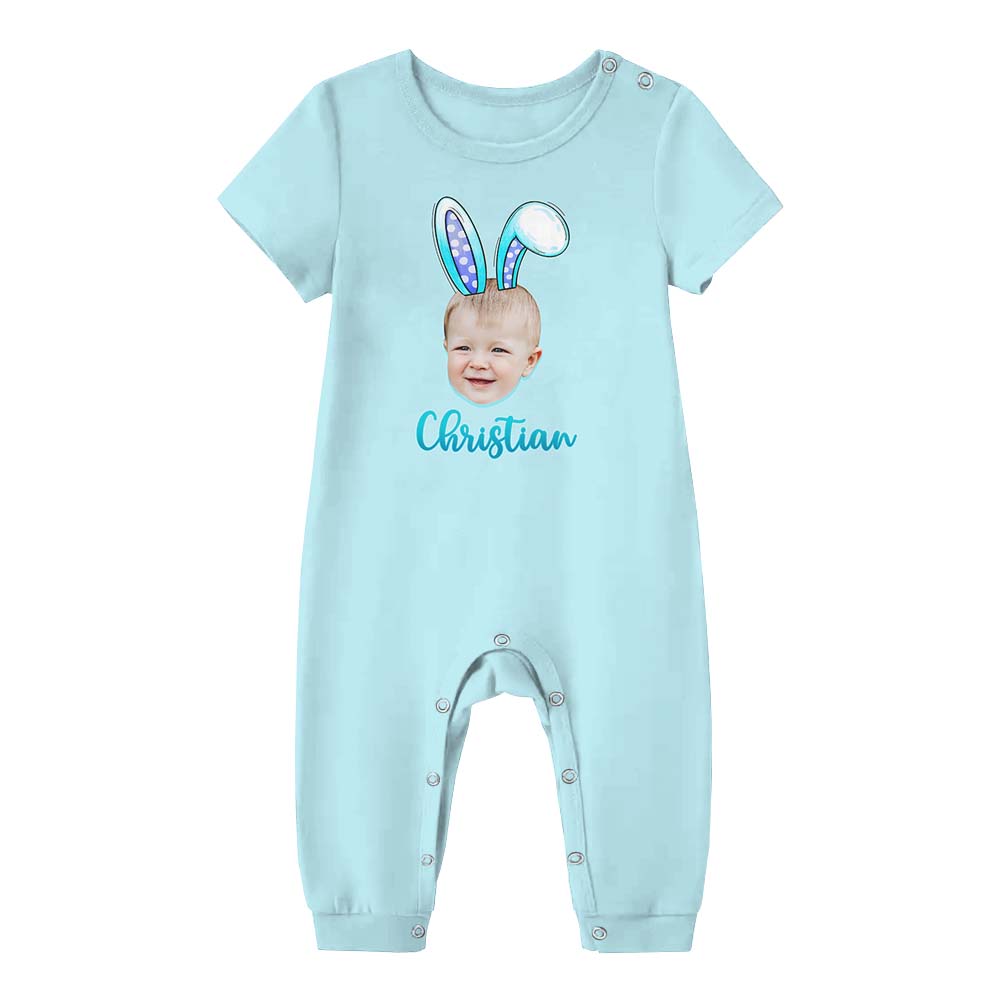 Personalized Pajamas With Faces Easter Pajamas Short Sets Personalized Pajamas With Faces Easter Pajamas Short Sets