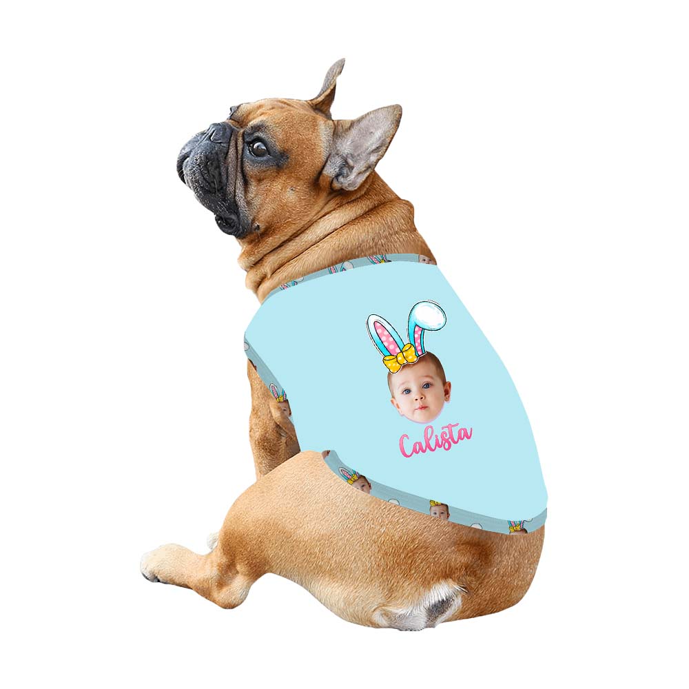 Cute Custom Face Easter Pajamas For Adults Short Sleeves Cute Custom Face Easter Pajamas For Adults Short Sleeves