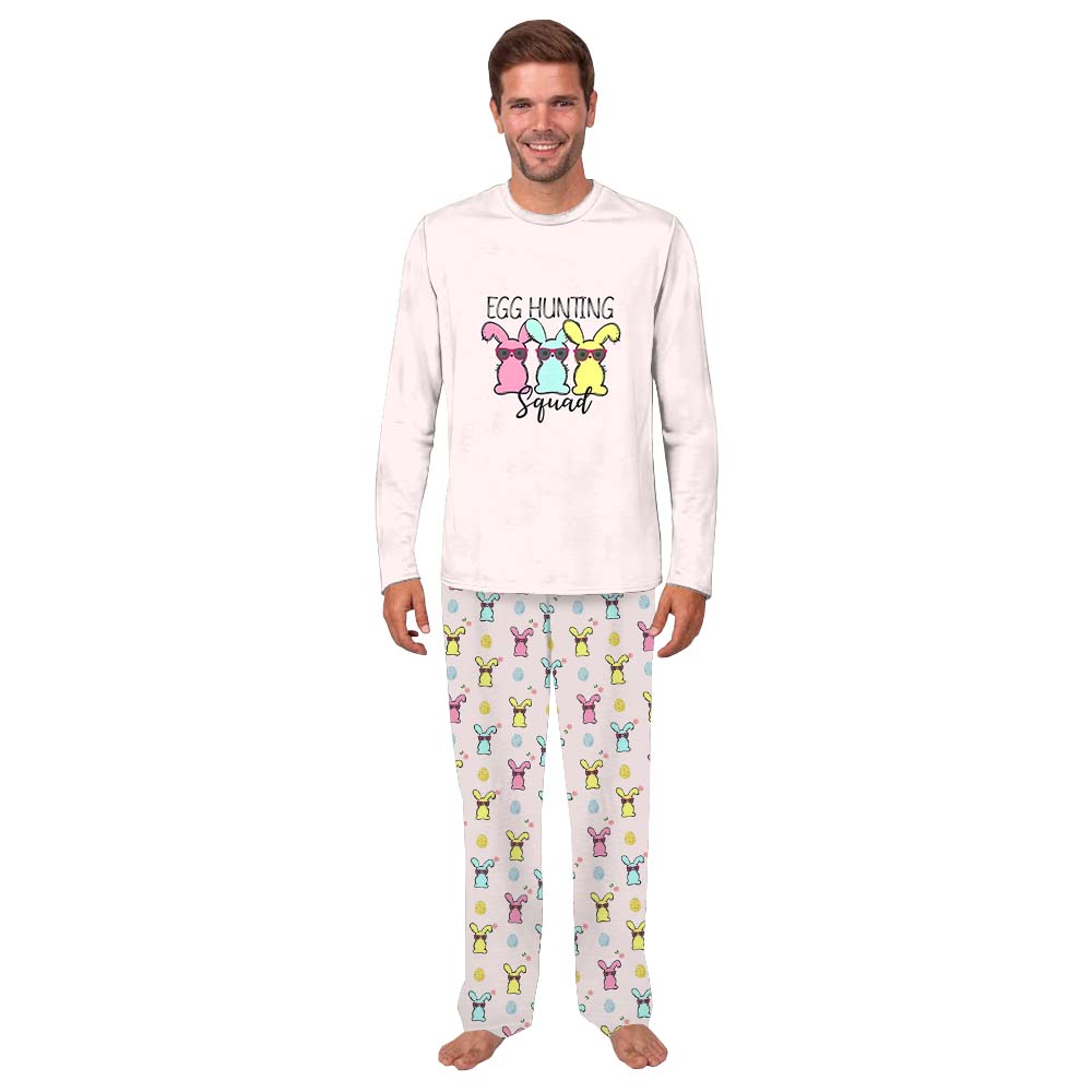 Egg Hunting Squad Family Matching Easter Pajamas Egg Hunting Squad Family Matching Easter Pajamas