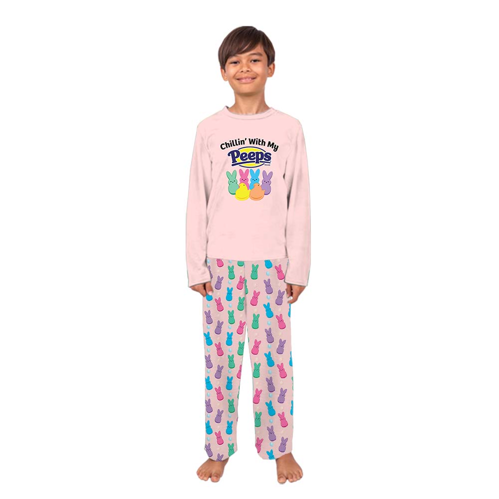 Chillin With My Peeps Plus Size Easter Pajamas For Adults Chillin With My Peeps Plus Size Easter Pajamas For Adults
