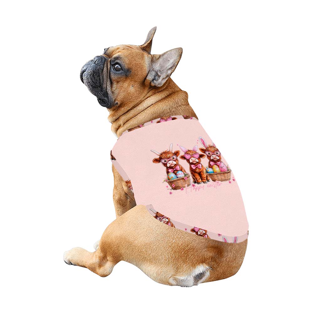 Cute Highland Cow Plus Size Easter Pajamas For Adults