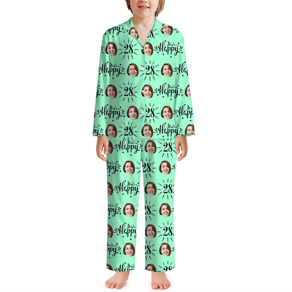 Customized Photos And Age Plus Size Birthday Pajamas Customized Photos And Age Plus Size Birthday Pajamas